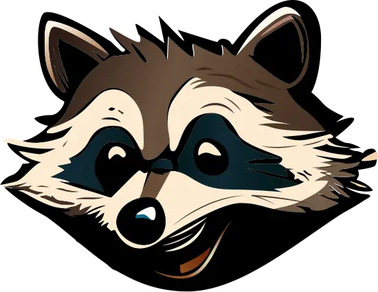 Raccoon Junk Removal Mascot